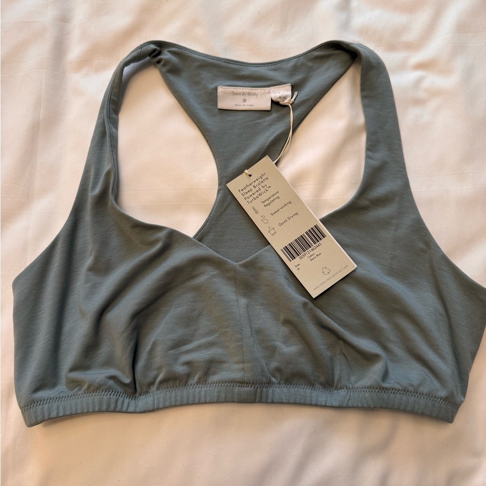 Sweaty Betty Sage Green Racerback Bralette